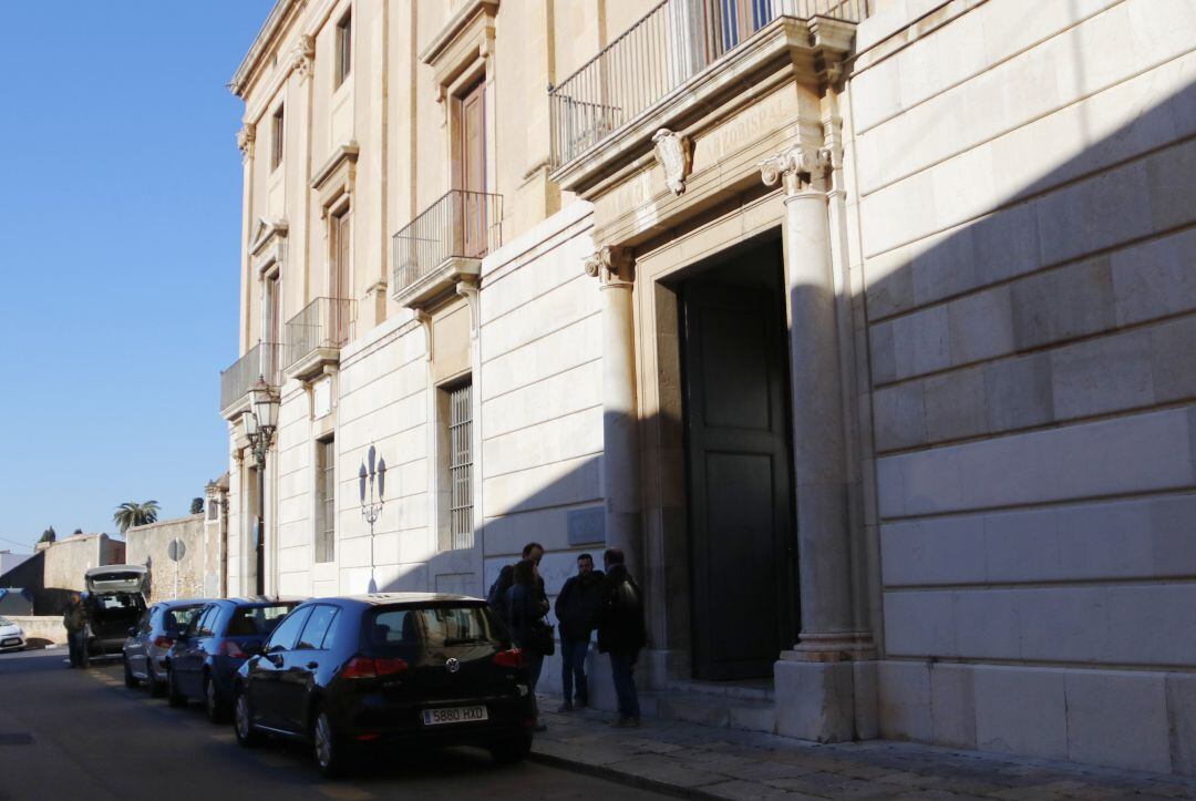 Façana de l&#039;Arquebisbat de Tarragona. 