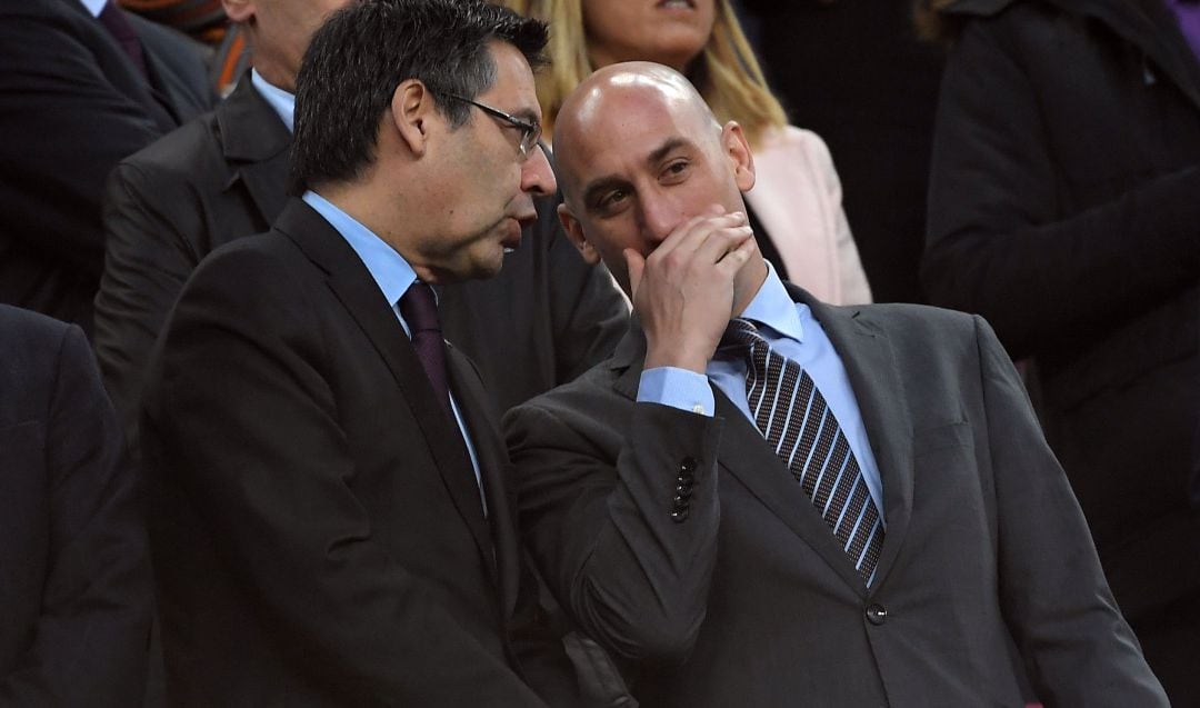 Josep Maria Bartomeu y Luis Rubiales.