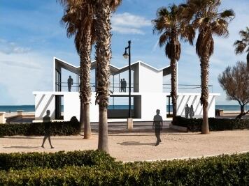 Así será el nuevo aspecto de los restaurantes del Paseo Marítimo de València