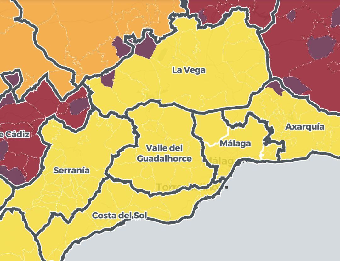 Estado sanitario de la provincia de Málaga