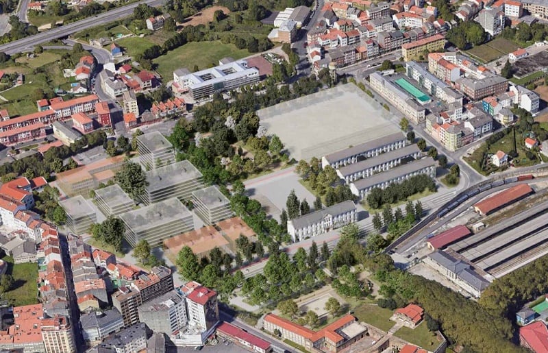 Recreación del proyecto del Sánchez Aguilera. Foto/Concello Ferrol