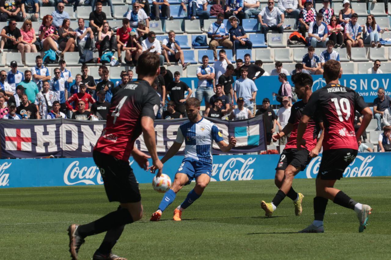 Imagen del partido entre el Sabadell y La Nucía