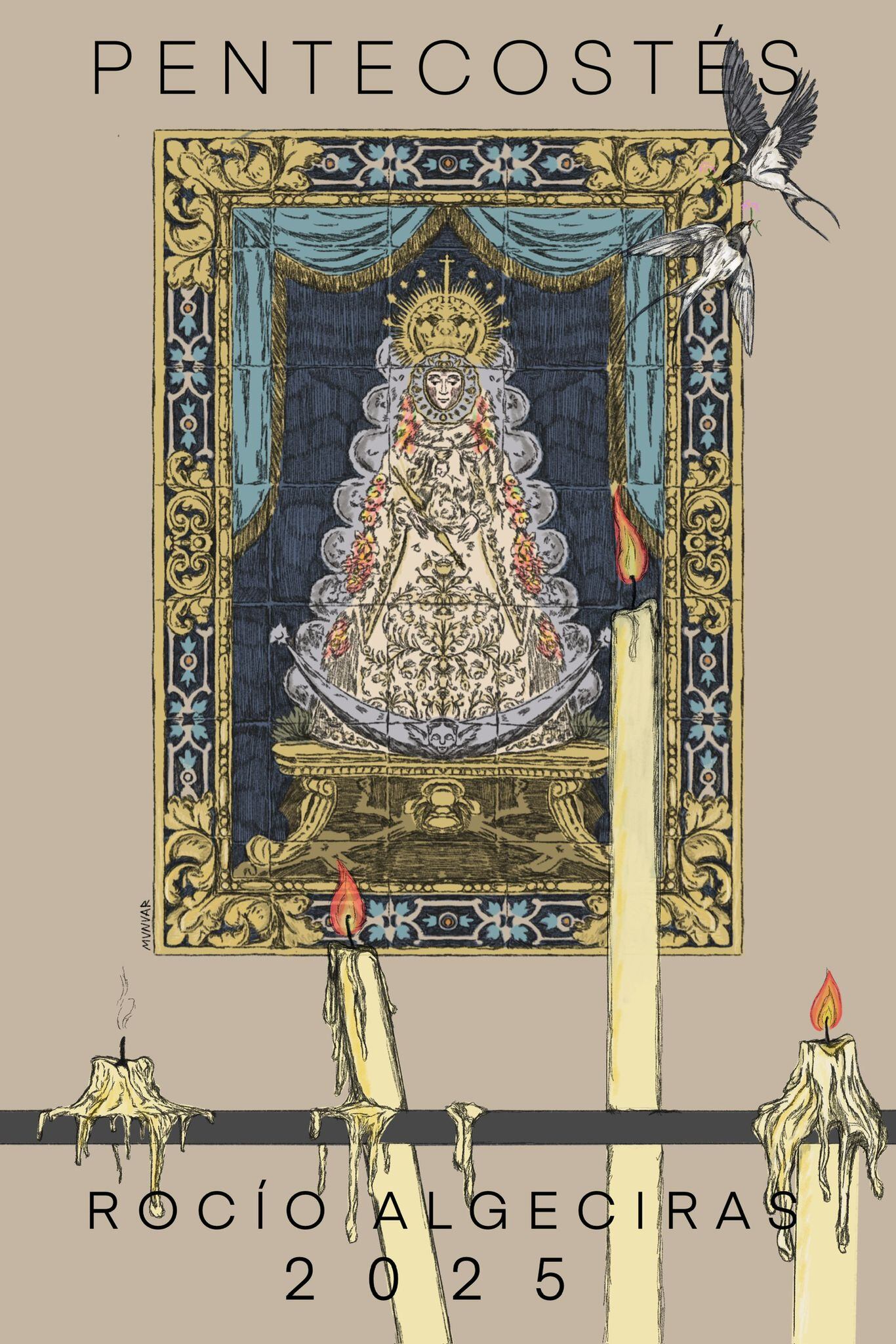 Cartel Romería hdad. de Algeciras.