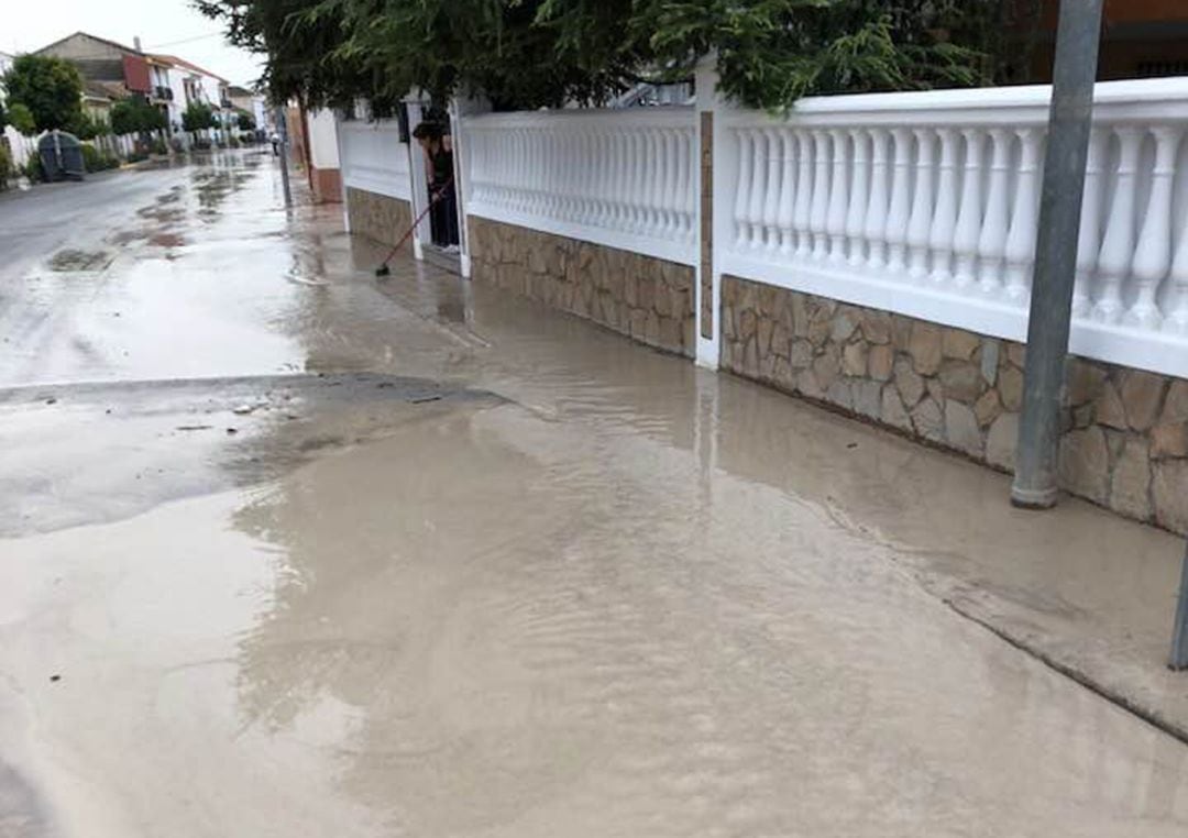 Nuevas inundaciones en Valderrubio (Granada), la quinta avenida de agua en lo que llevamos de año