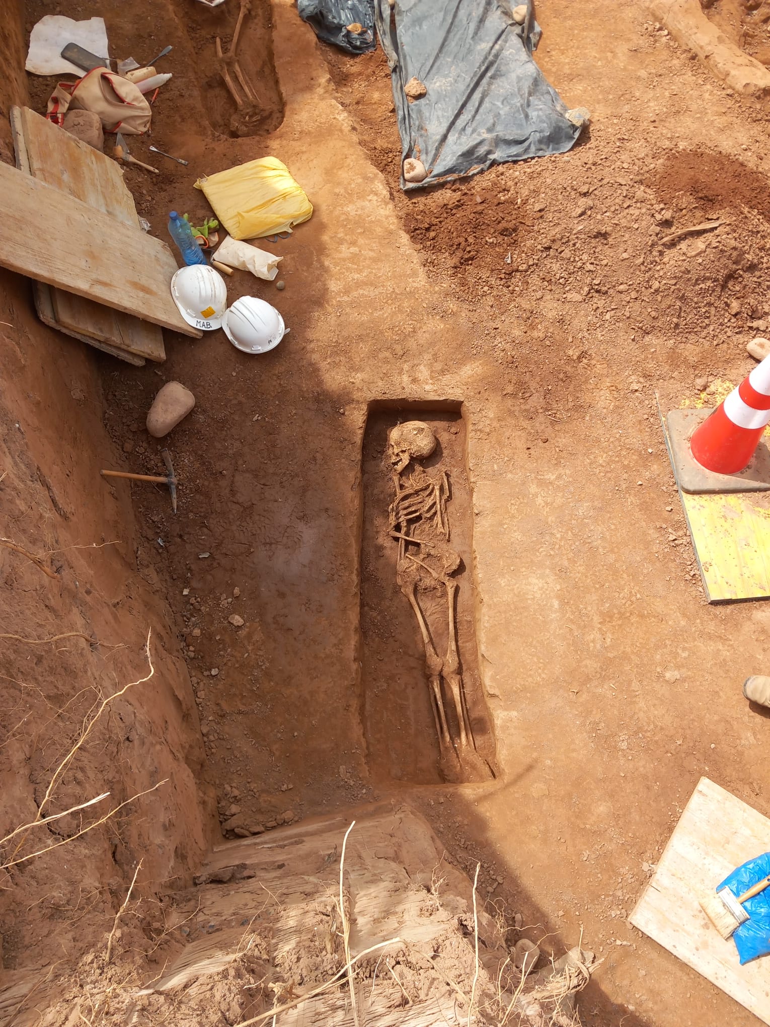 Nuevos restos arqueológicos en las obras del gran colector de Burriana