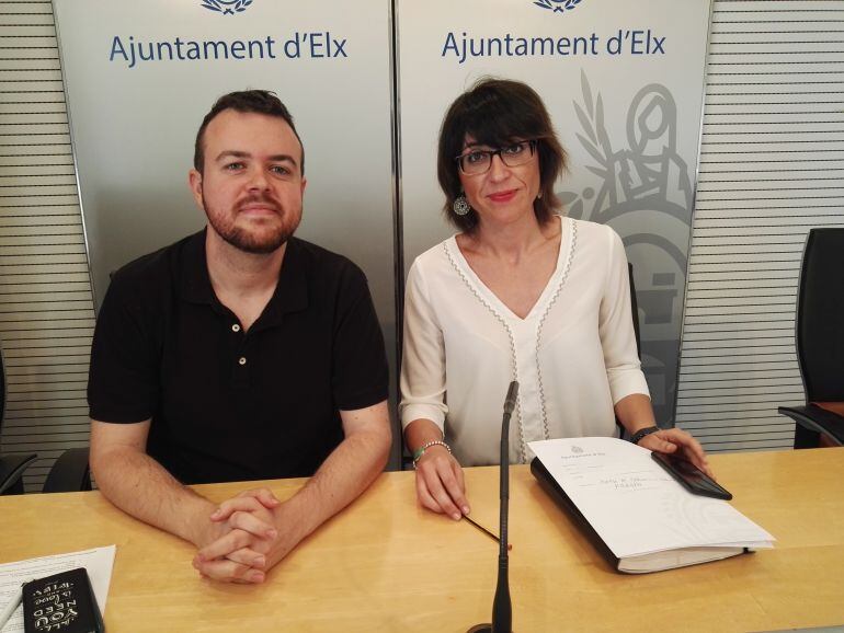 Los portavoces de la junta de gobierno, Antonio García y Patricia Maciá