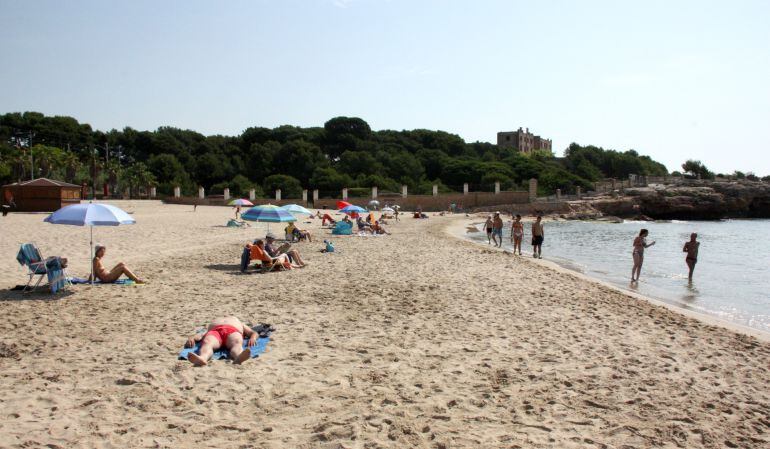 Platja de l'Arrabassada de Tarragona.