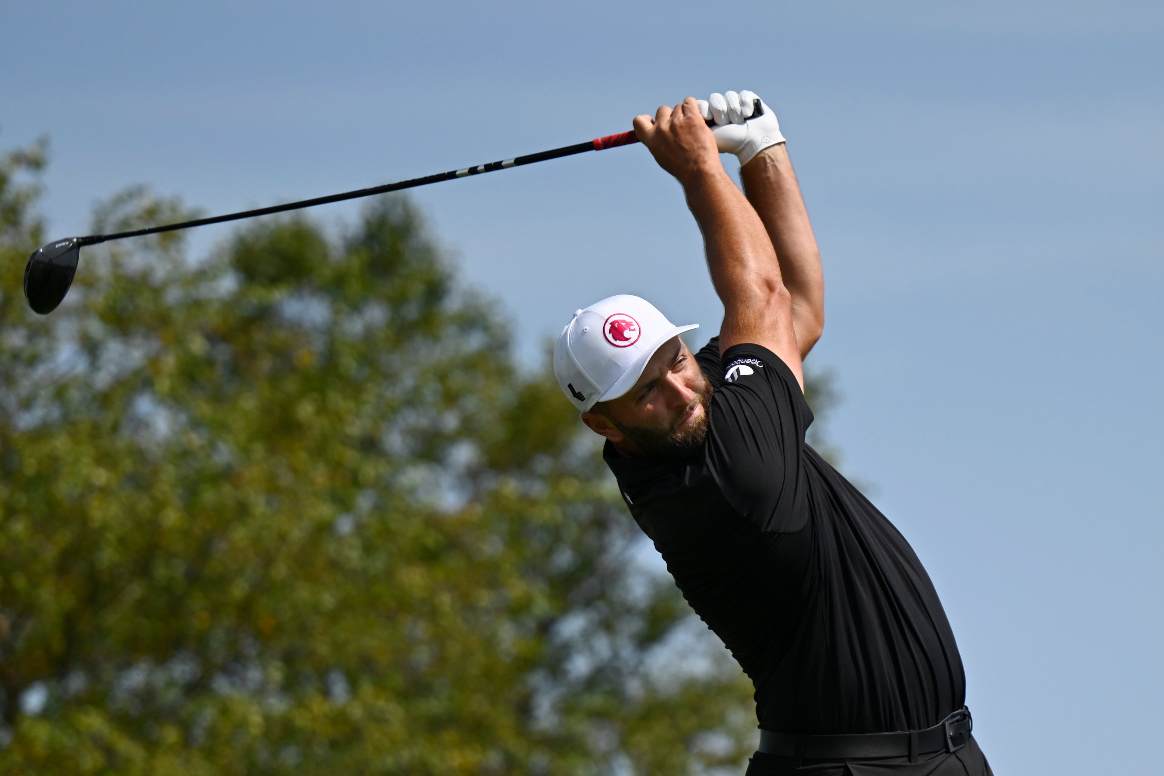 Jon Rahm, durante la disputa de la última jornada del LIV Golf, del que se ha proclamado campeón este domingo en Chicago