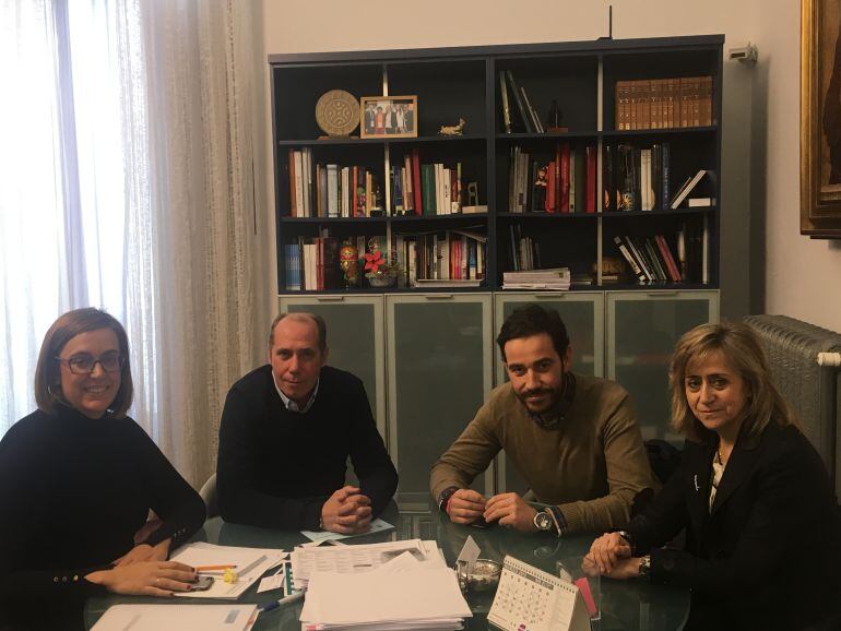 El alcalde de Antigüedad (Palencia) ha sido recibido en la Diputación de Palencia