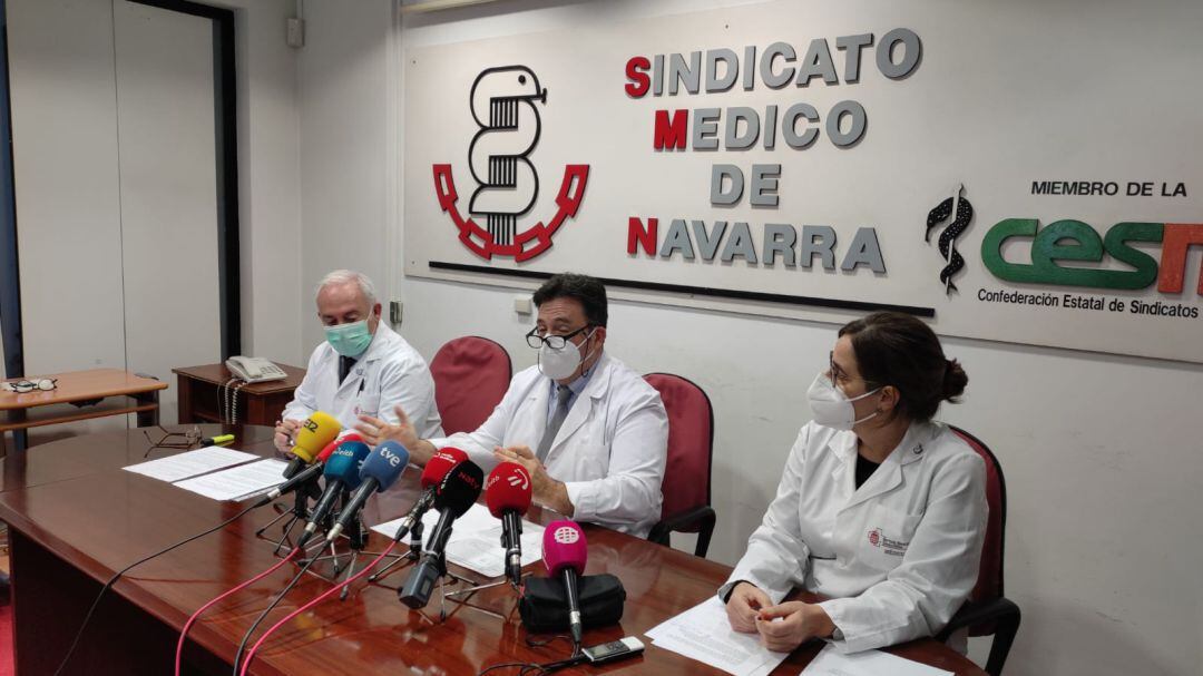 El Sindicato Médico convoca una concentración con el lema &#039;Recuperemos la sanidad navarra&#039; y no renuncia a futuros paros