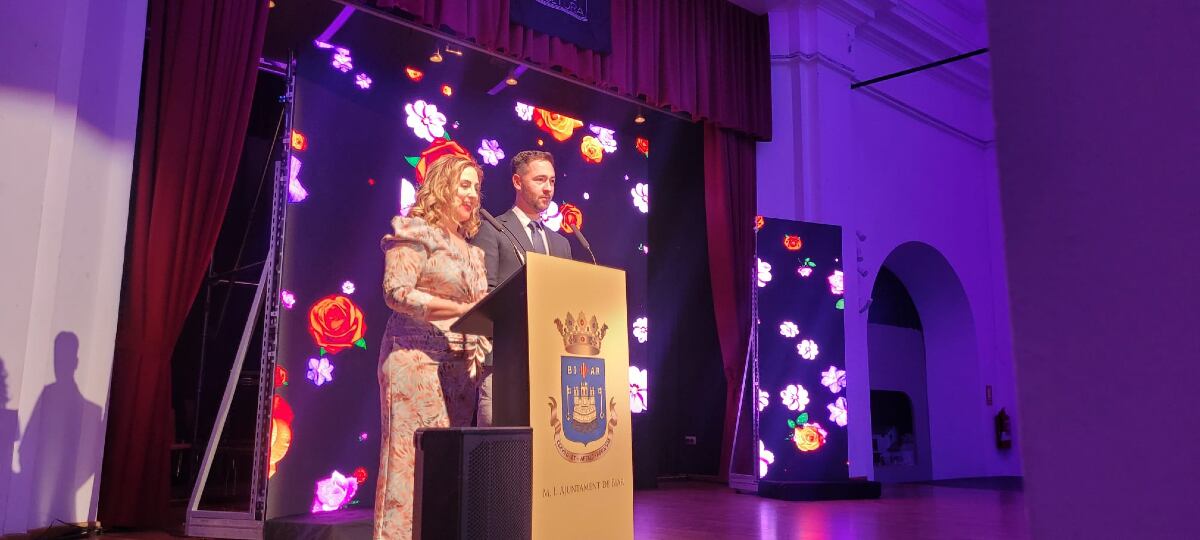 Presentadores del acto