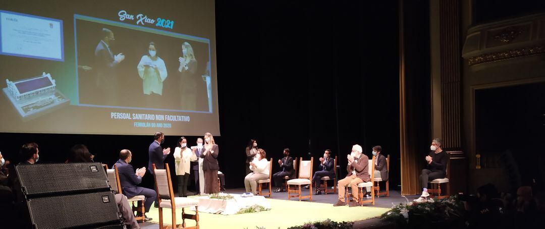 Entrega de la distinción Ferrolán do ano