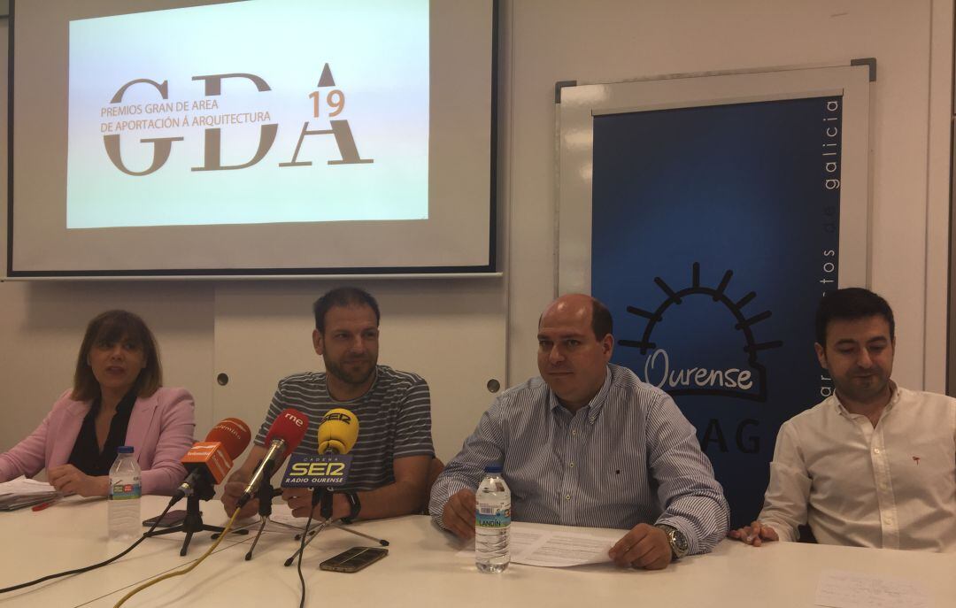 De izquierda a derecha: Sonia Ogando, Rafael Castro, Anselmo Villanueva y Manuel Martínez