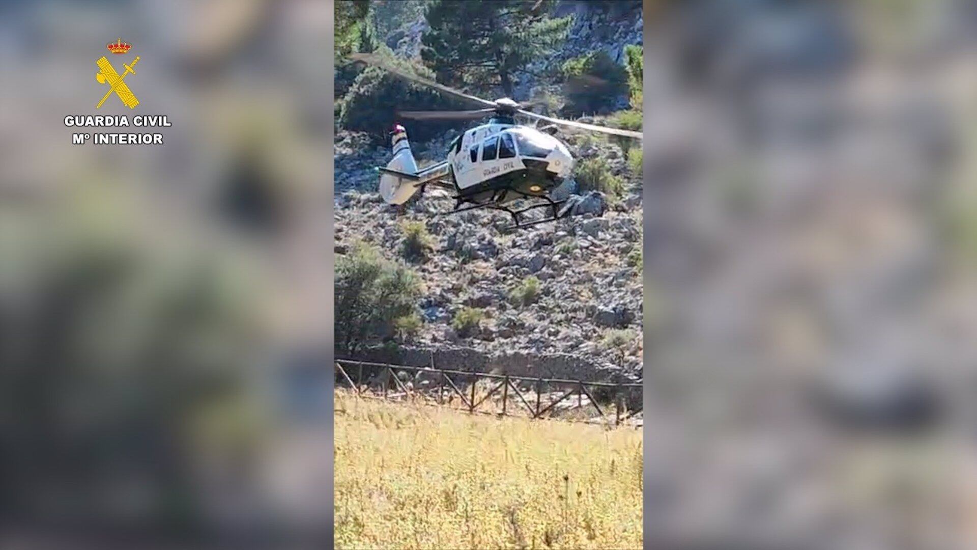 27/08/2023 Rescate de una senderista en la Sierra de Grazalema (Cádiz)