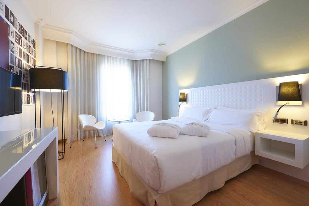 Habitación del Hotel Tryp Los Galeones de Vigo.