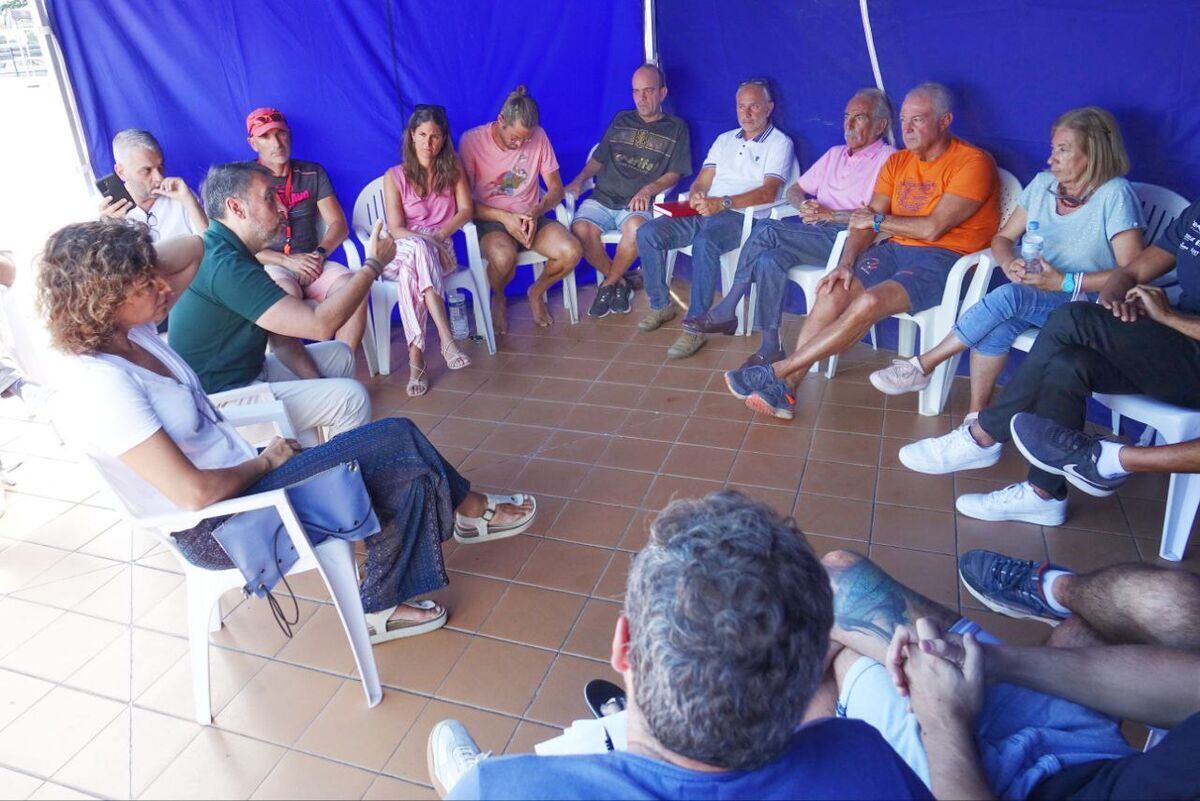 Reunión con los clubes de la Acidalio Lorenzo el pasado fin de semana.