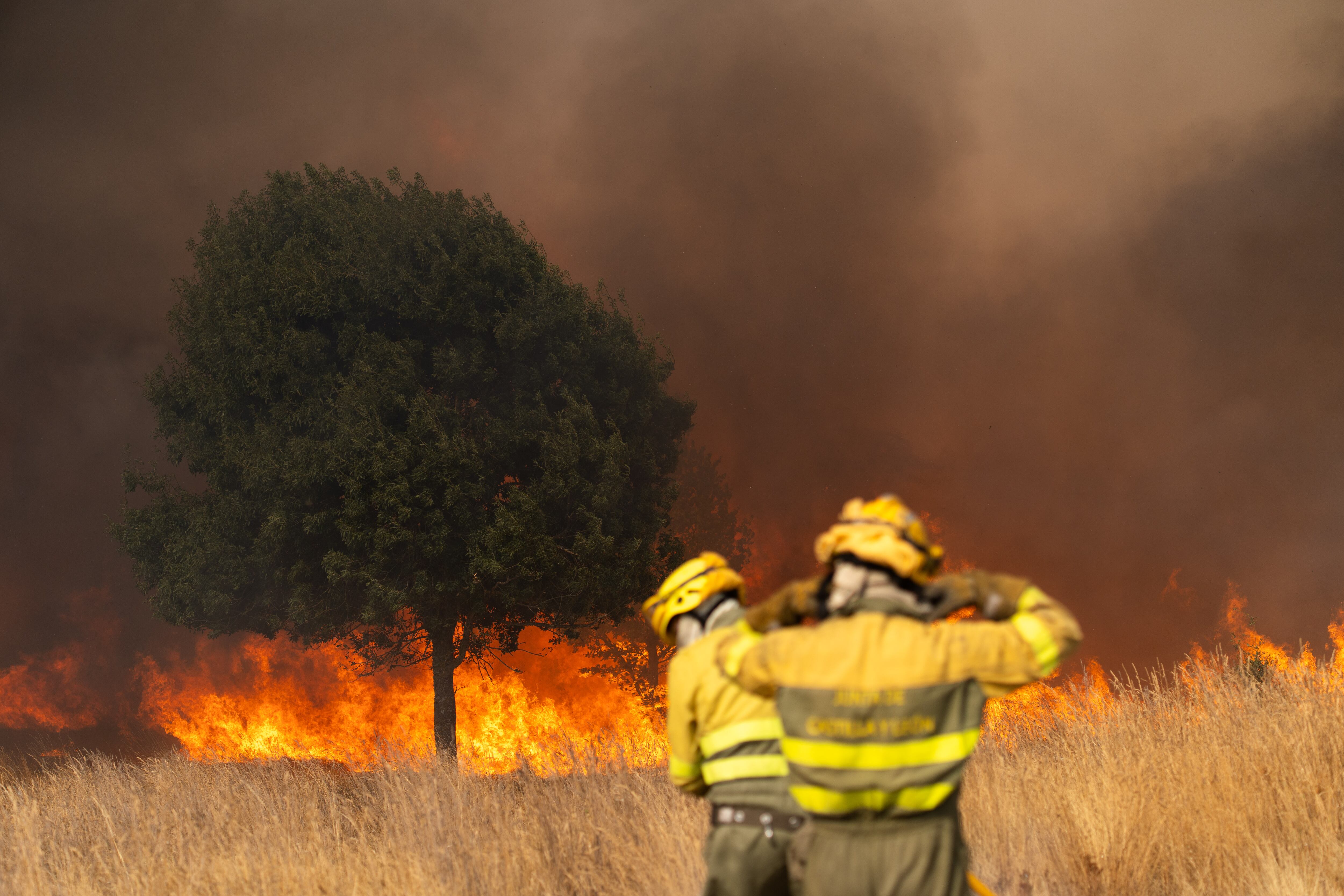 Los equipos de emergencia continúan trabajando en los distintos puntos de España para extinguir las llamas.