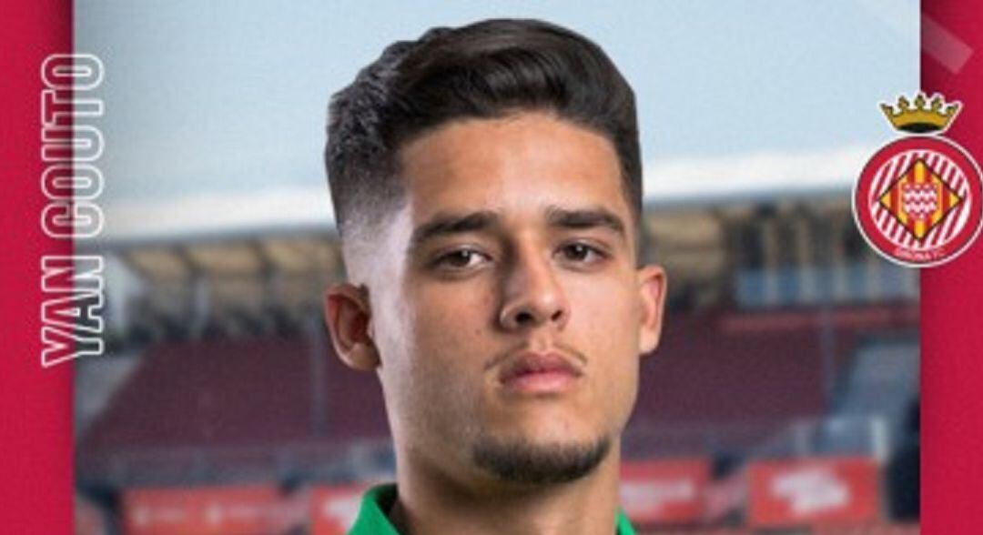 Yan Couto, en la imatge promocional que ha fet servir el Girona per anunciar-lo.