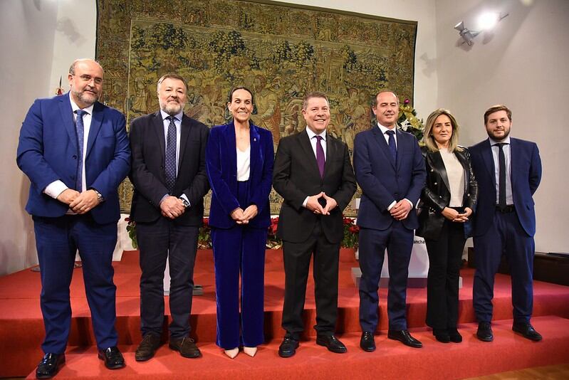 Firma del convenio en el Palacio de Fuensalida