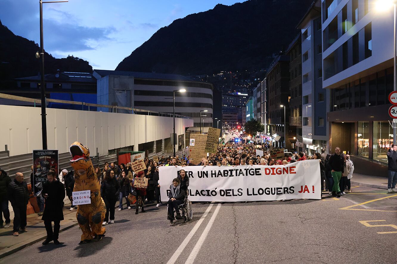 La coordinadora per l&#039;Habitatge Digne va impulsar la manifestació que es va fer el 25 d&#039;abril passat