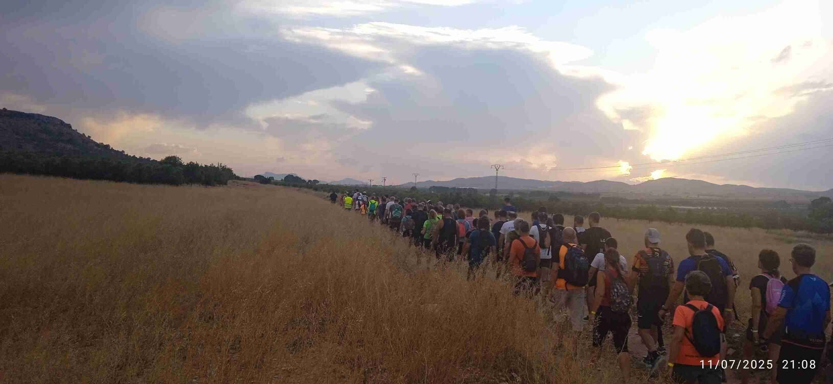 Marcha del centro excursionista de Villena