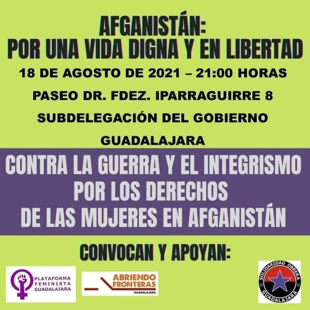 Concentración por las mujeres de Afganistán