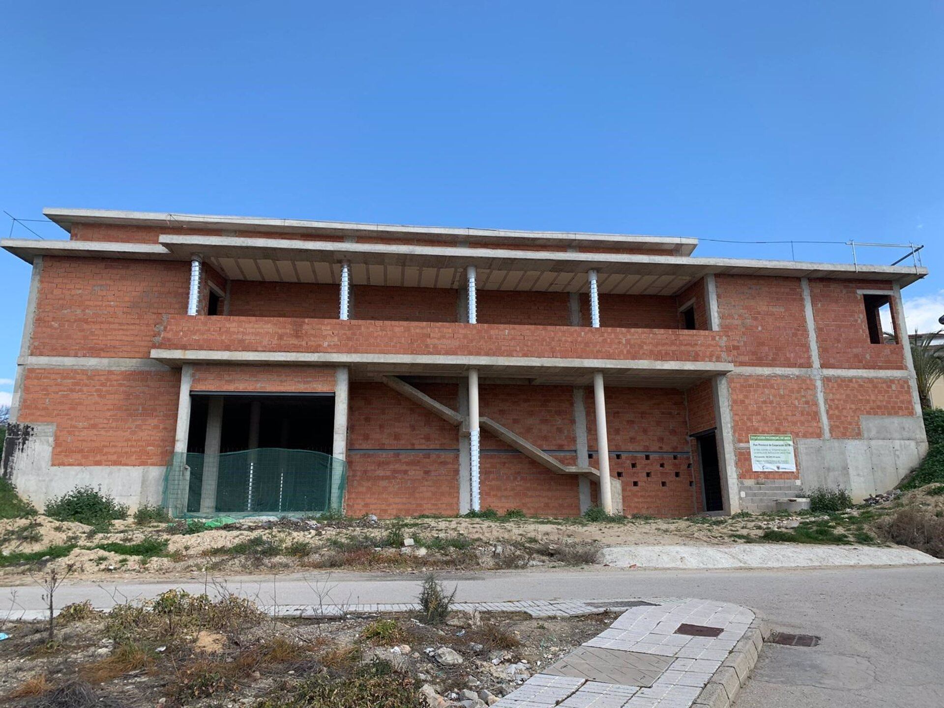 Estado del futuro Centro de Interpretación de la Batalla de Baécula.