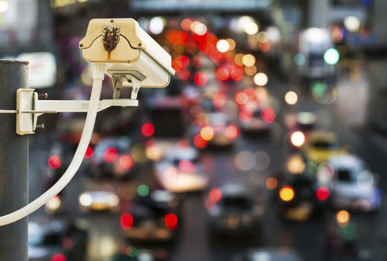 Cámara de control de tráfico