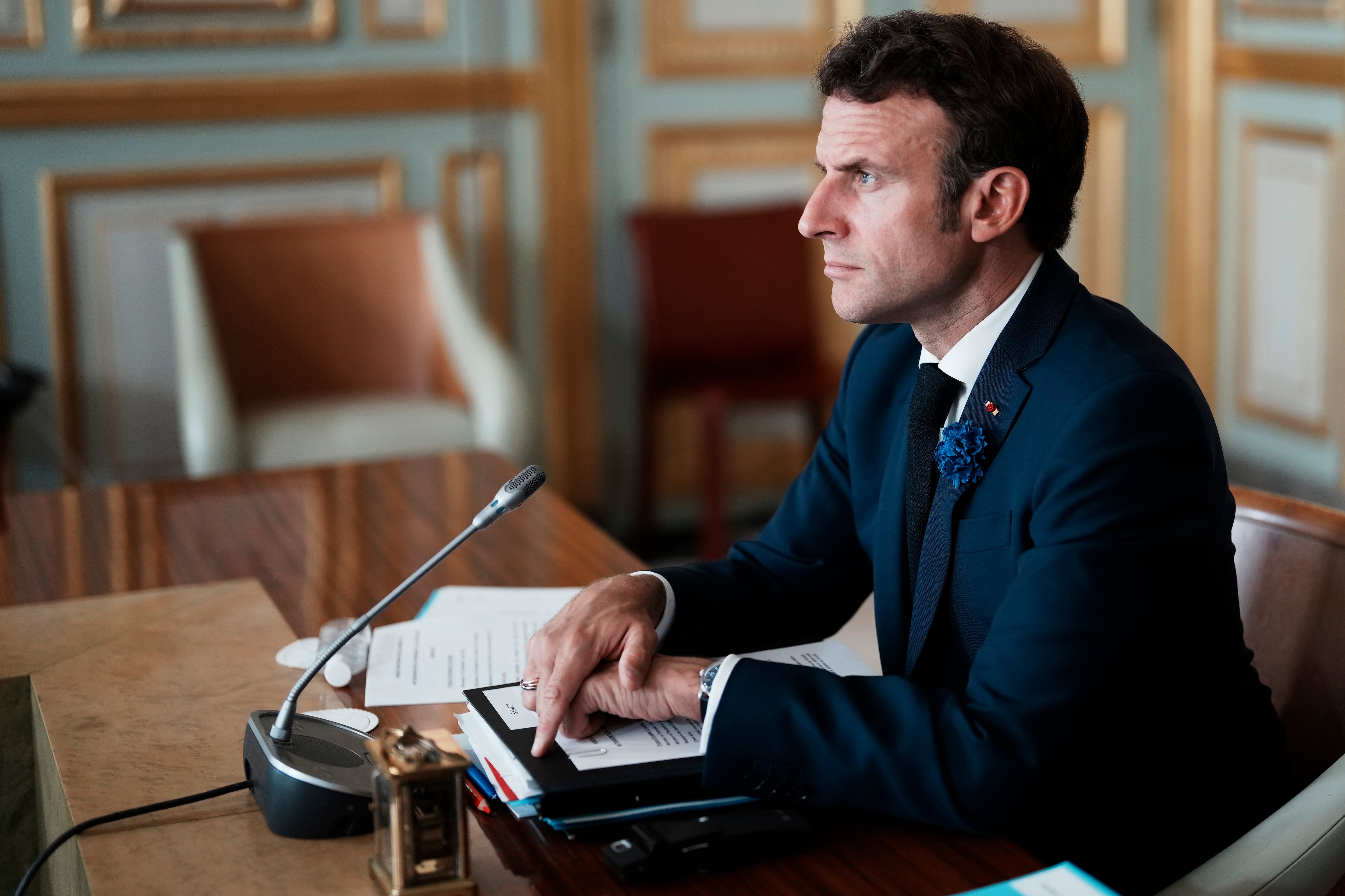 El presidente francés, Emmanuel Macron.