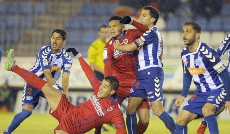El Alavés ya ganó al Numancia en el partido de ida por 0 a 1 con gol de Llamas.