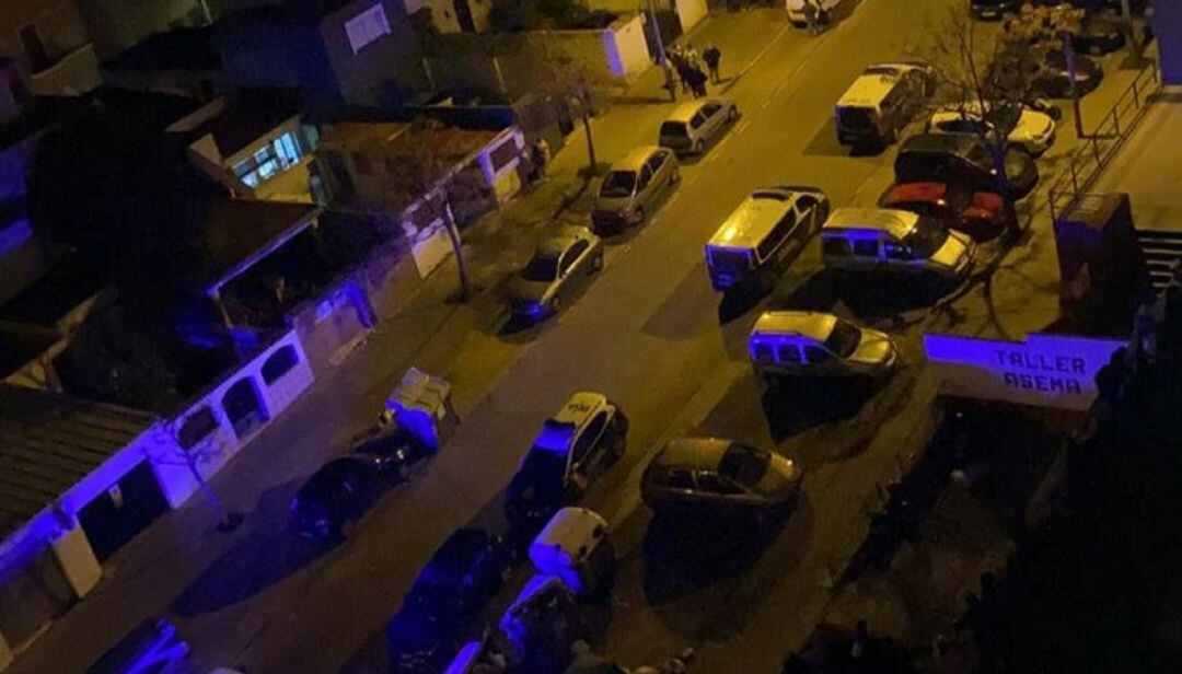 Un momento del suceso.