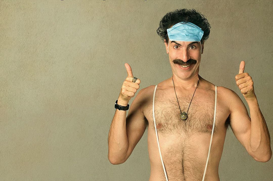 Cartel de &#039;Borat&#039;, de Sacha Baron Cohen