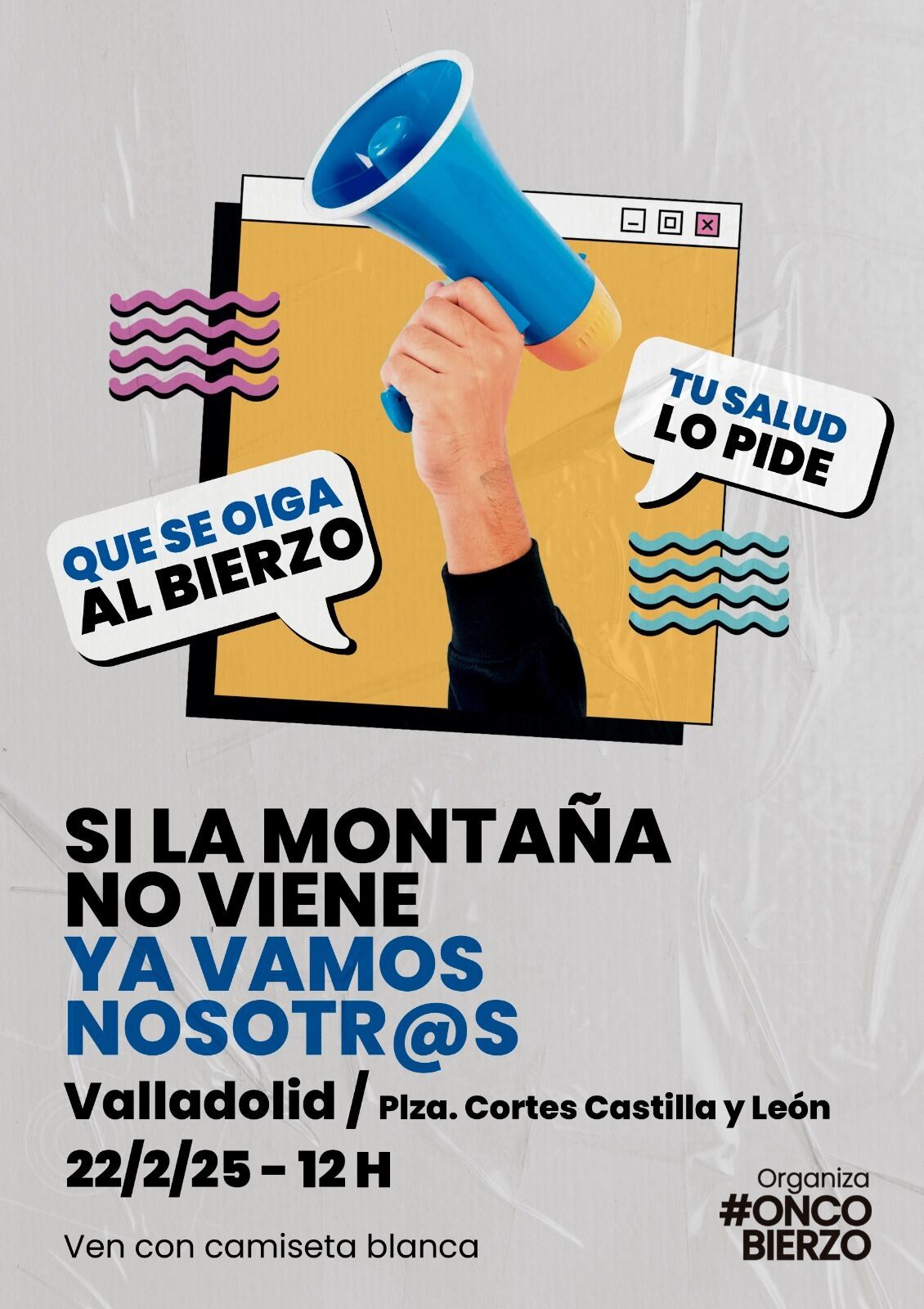 Cartel de llamamiento a la protessta