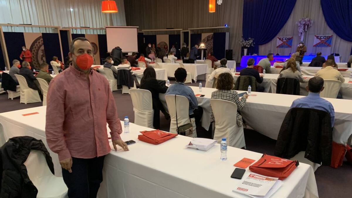 Ursicino Sánchez afronta el tercer mandato de CCOO en el Bierzo con cinco mujeres en su equipo