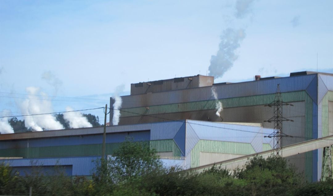 La factoría de Arcelor en Avilés. 