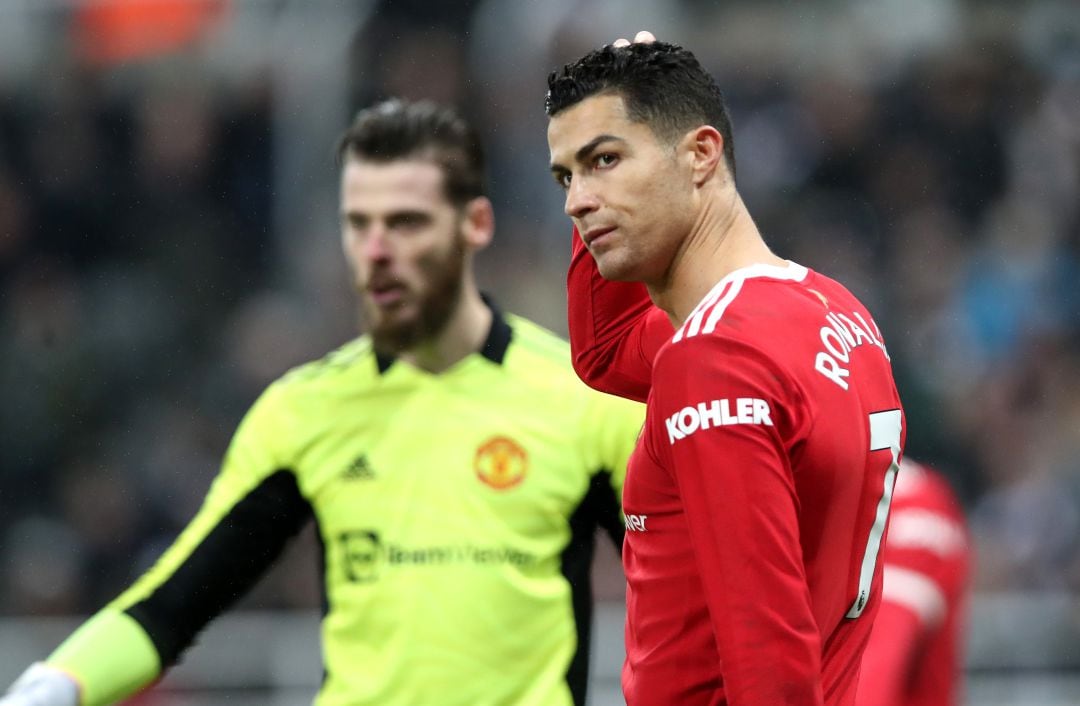 Cristiano Ronaldo, durante el Newcastle - Manchester United