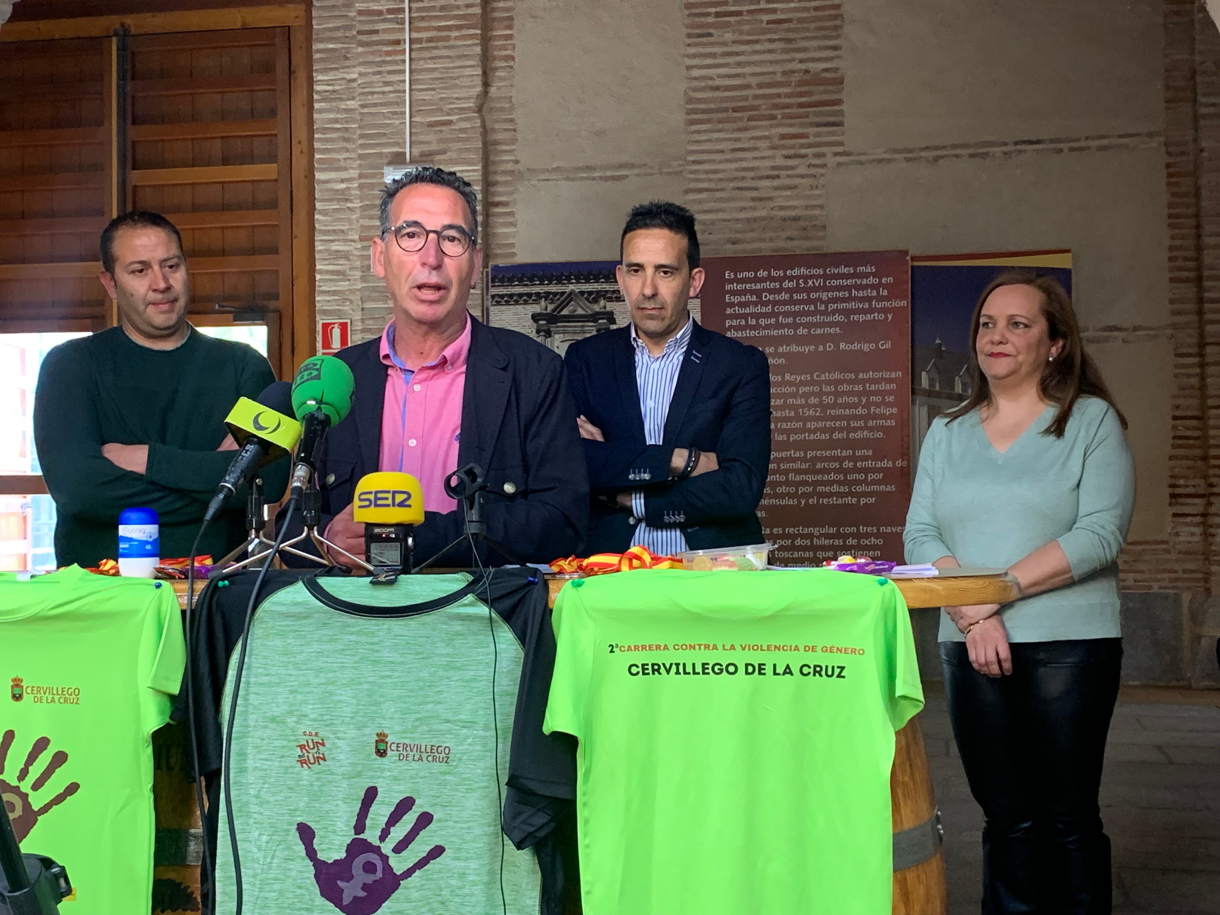 Presentación de la II Carrera contra la Violencia de Género de Cervillego de la Cruz