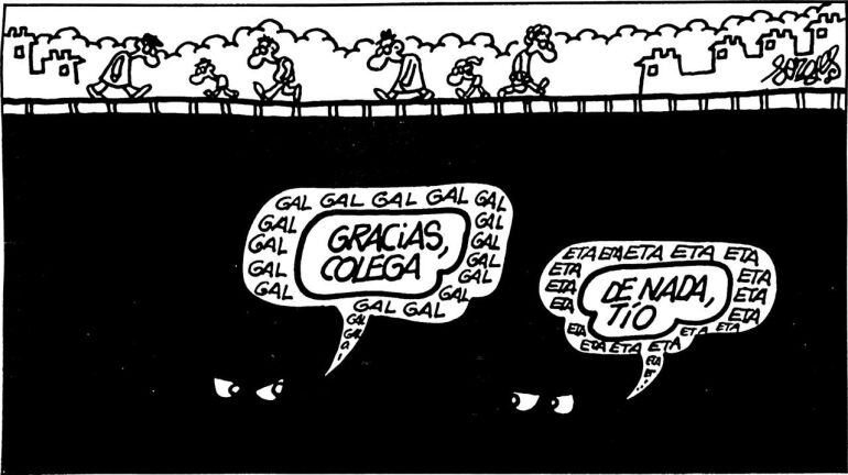 Viñeta publicada por Forges en el diario &#039;El Mundo&#039; el 24 de enero de 1995