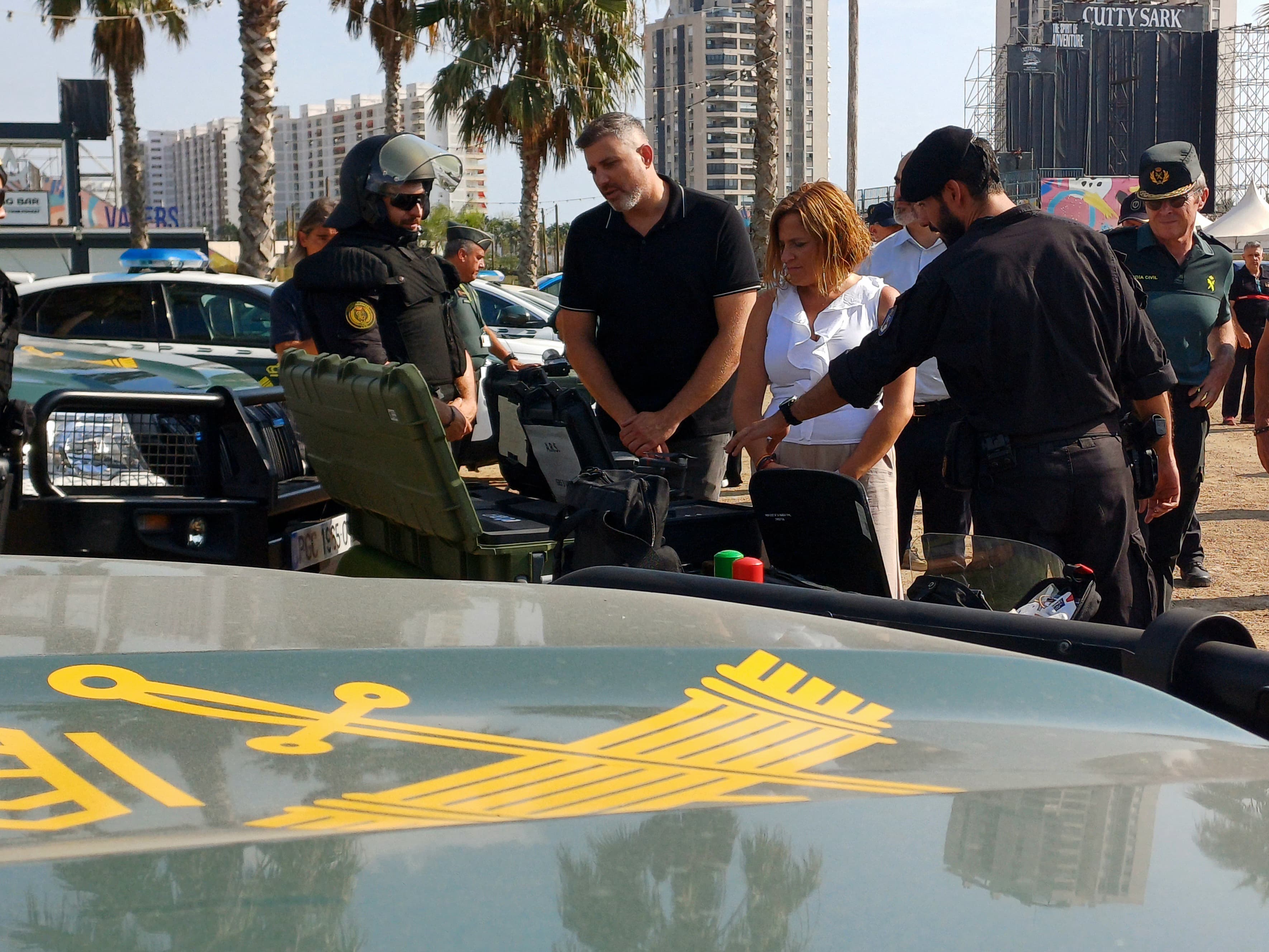 Mil guardias civiles velarán por la seguridad en el festival Medusa de Cullera