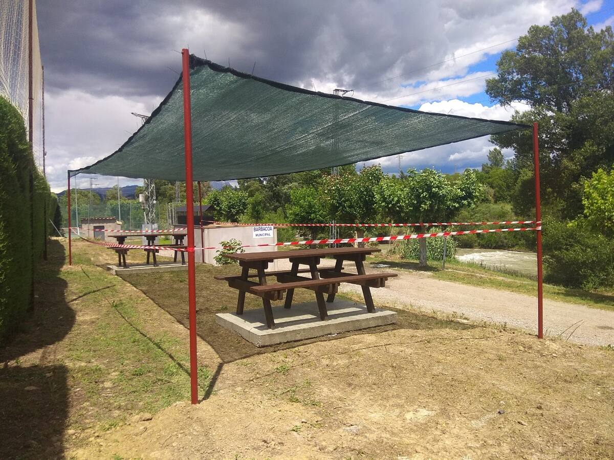 Los grausinos ya pueden disfrutar de la zona de barbacoa