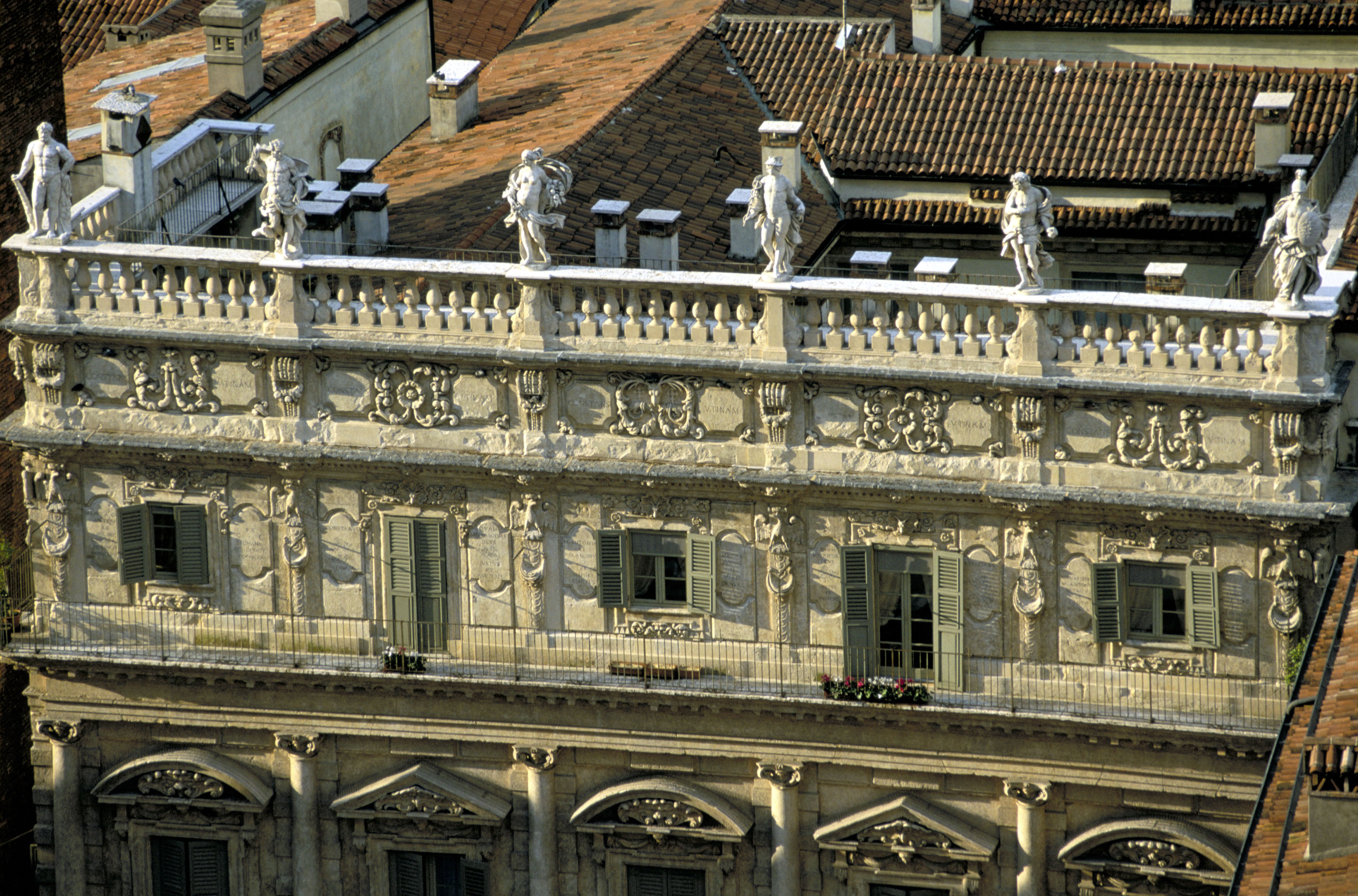 El 'House Museum Palazzo Maffei' en Verona, Italia.