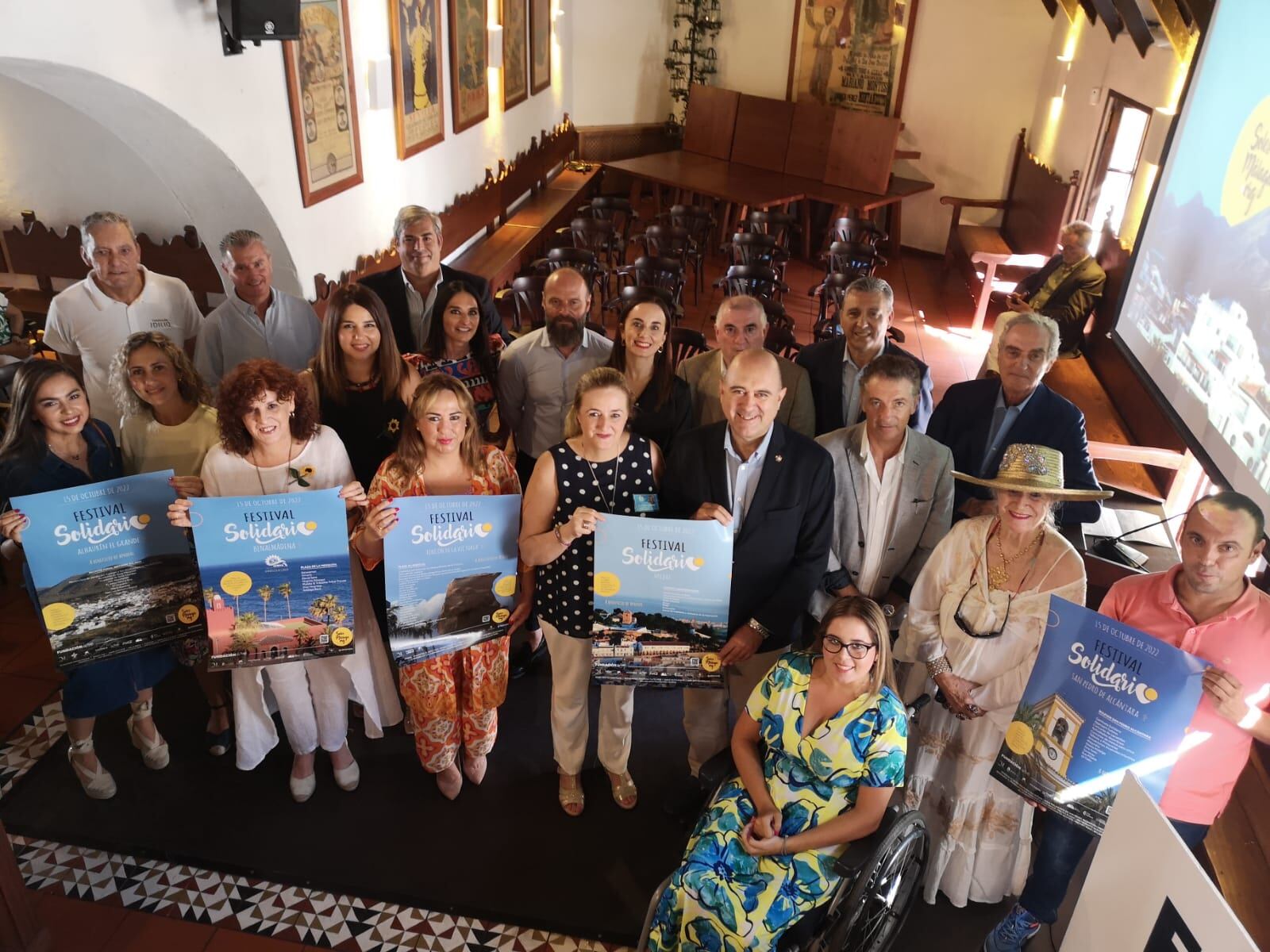 Organizadores, patrocinadores y Oenegés del Festival &#039;Soles de Málaga Pueblos&#039;