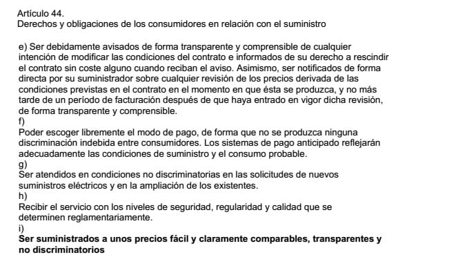 Facua advierte que el nuevo sistema incumple la ley que aprobó el propio Soria en diciembre de 2013 donde se especifica que los precios deben ser &quot;fácilmente comparables, transparentes y no discriminatorios&quot;