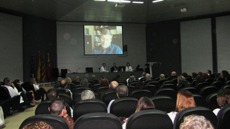 Un momento de la jornada celebrada en el Hospital General