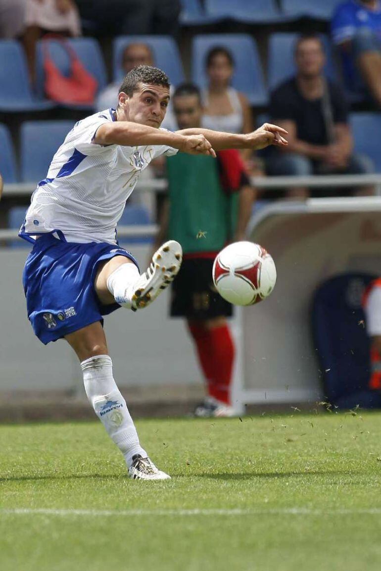 El centrocampista Cristo Martín pasa por un buen momento