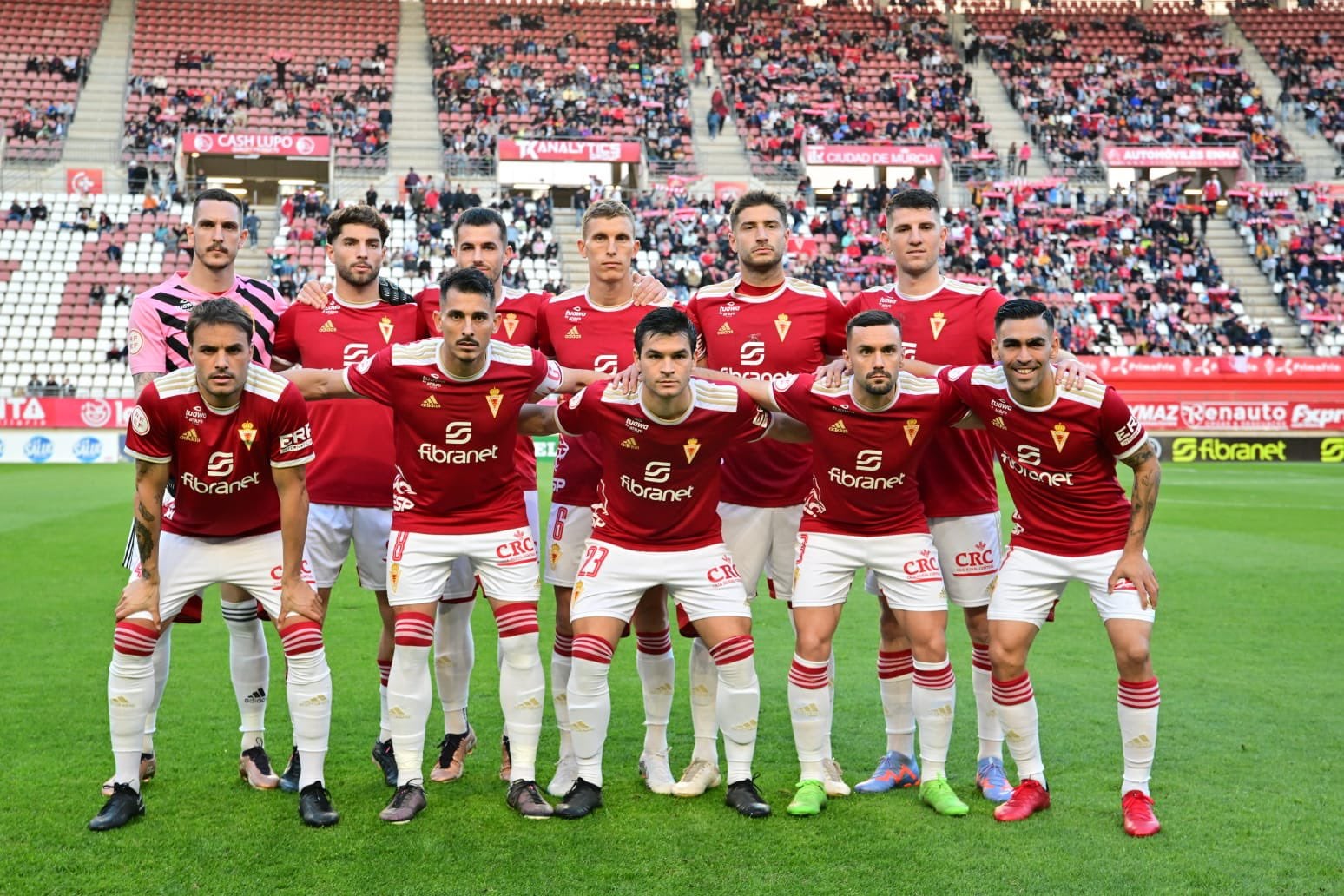 Once inicial del Real Murcia ante La Nucía