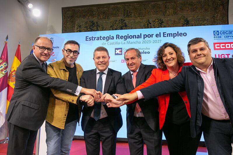 Firma de la &#039;Estrategia por el Empleo de Castilla-La Mancha&#039;