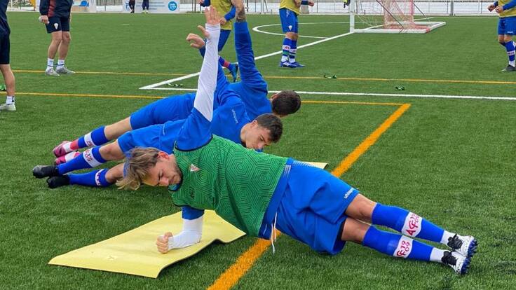 Dani Sales analiza su vuelta a los entrenos con el Algeciras