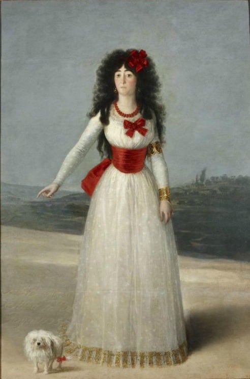El 'Retrato de la Duquesa de Alba de blanco', de Goya, es una de las joyas que se mostrarán en la exposición 'El legado de la Casa de Alba. Mecenazgo al servicio del arte'.