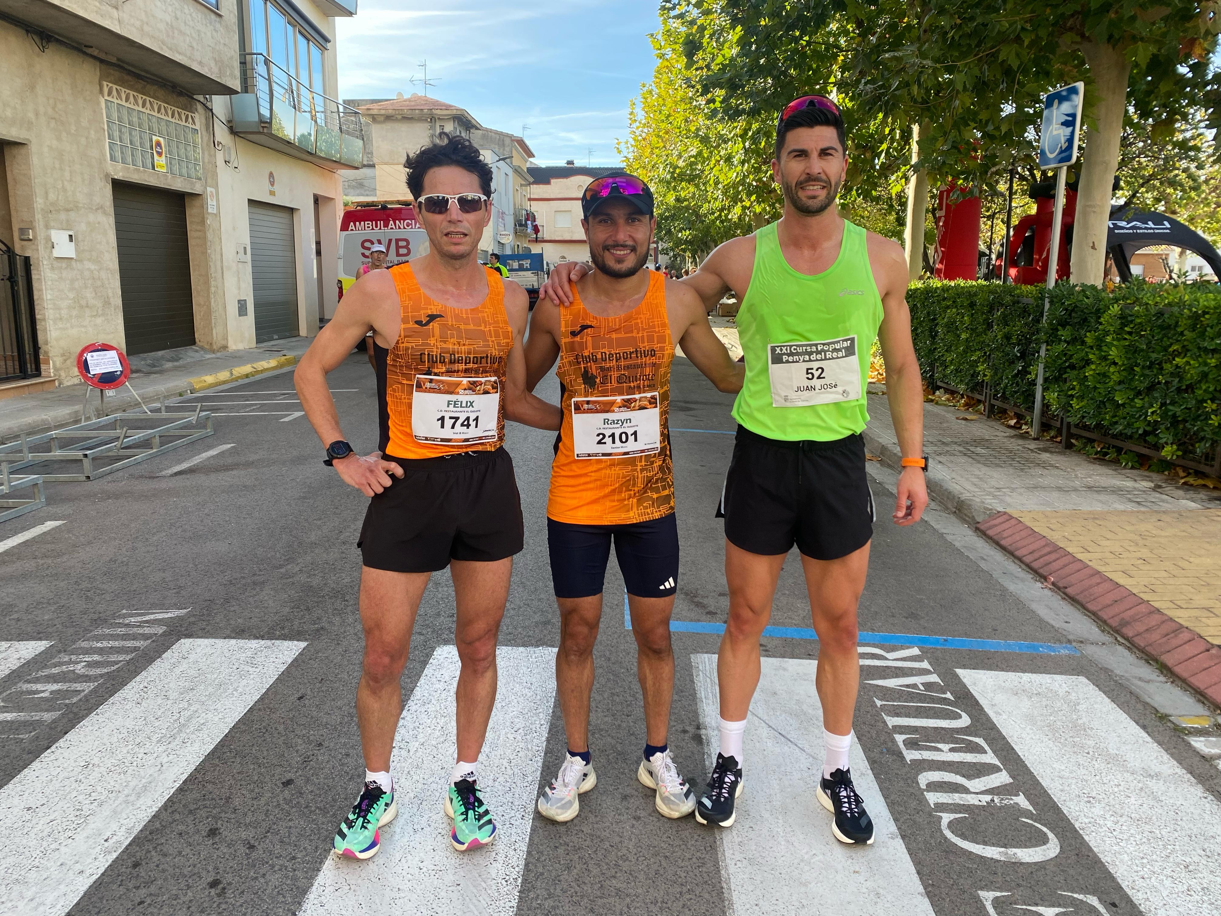 Pódium masculino en el Real de Gandia